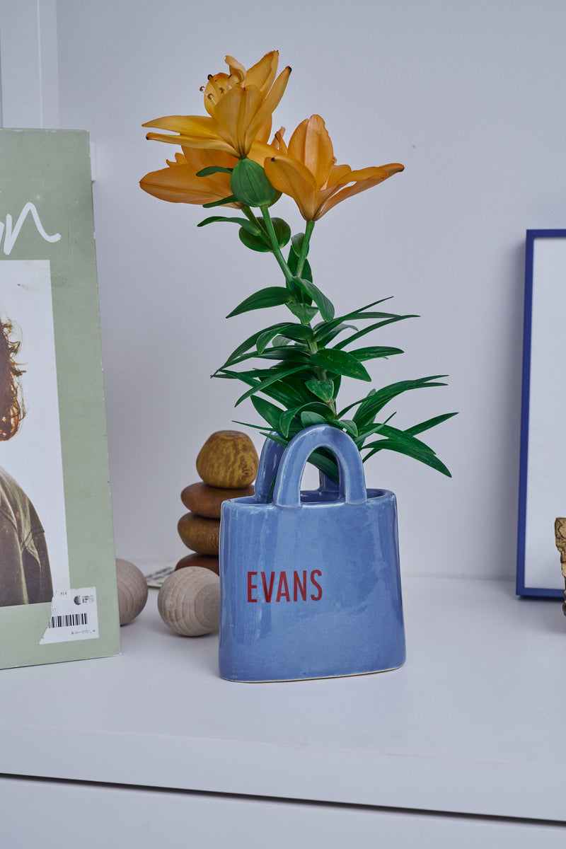 EV-031 EVANS TOTE BAG FLOWER VASE – MIYOSHI RUG