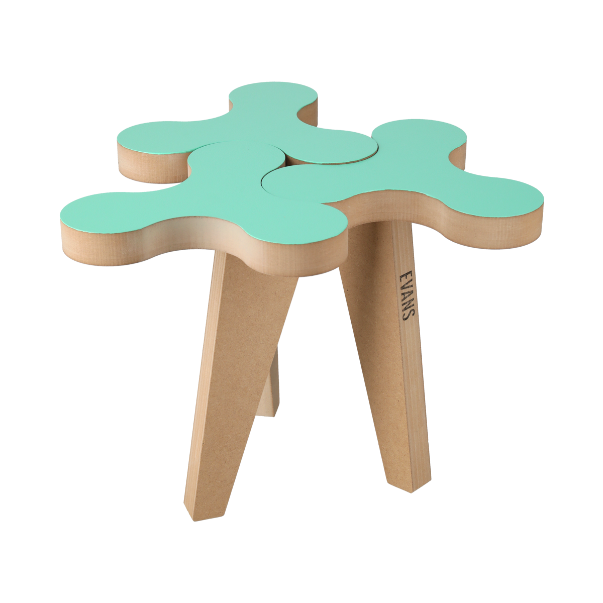 スツール EVANS ROOVICE CLOVER STOOL MIYOSHI RUG EV-010 EVANS×ROOVICE CLOVER STOOL – MIYOSHI RUG
