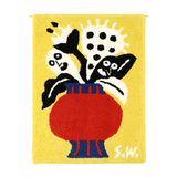 SW-001 Shiomi Wada×MIYOSHI RUG "FLOWER 2WAY RUG"