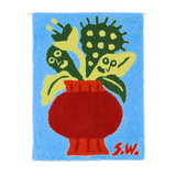 SW-001 Shiomi Wada×MIYOSHI RUG "FLOWER 2WAY RUG"