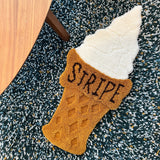 A3_KA-003 Kenichi Asai × MIYOSHIRUG "SOFT CREAM RUG"