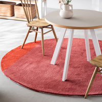 [KANADEMONO 限定発売/カラーオーダー/サイズオーダー] THE RUG crafted with MIYOSHI RUG / TWO COLOR × ROUND