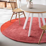 [KANADEMONO 限定発売/カラーオーダー/サイズオーダー] THE RUG crafted with MIYOSHI RUG / TWO COLOR × ROUND
