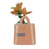 EV-031 EVANS TOTE BAG FLOWER VASE