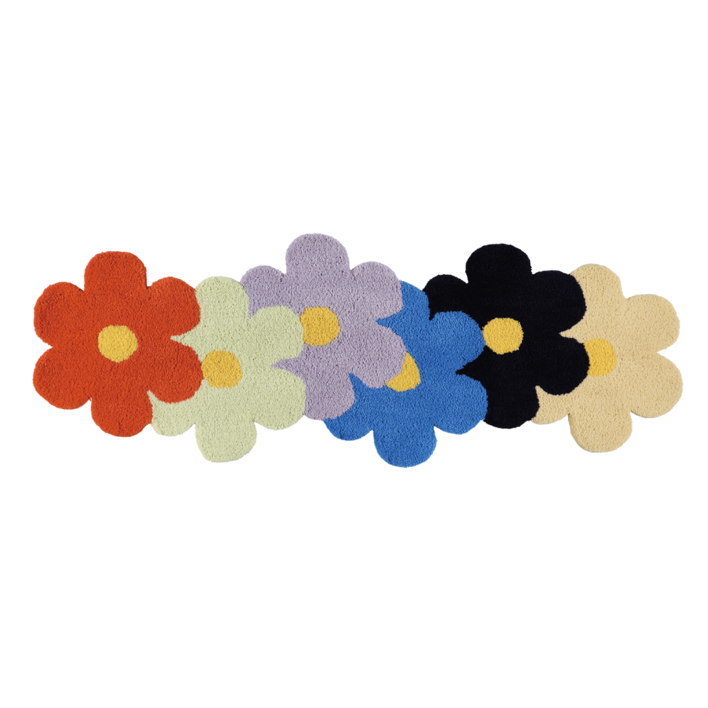 miyoshi rug 2枚セット フラワー miyoshi rug 2枚セット フラワー