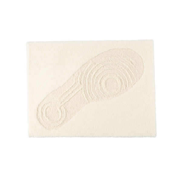 LLL MIYOSHI RUG “FOOT STEP RUG” ホワイト MR-011