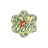 MR-097 "LEOPARD FLOWER CHAIR RUG"