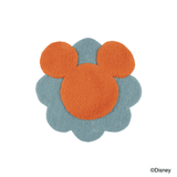 DM-006 MIYOSHI RUG / Mickey Collection "Mickey Mouse / Flower Chair Rug"