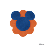 DM-006 MIYOSHI RUG / Mickey Collection "Mickey Mouse / Flower Chair Rug"