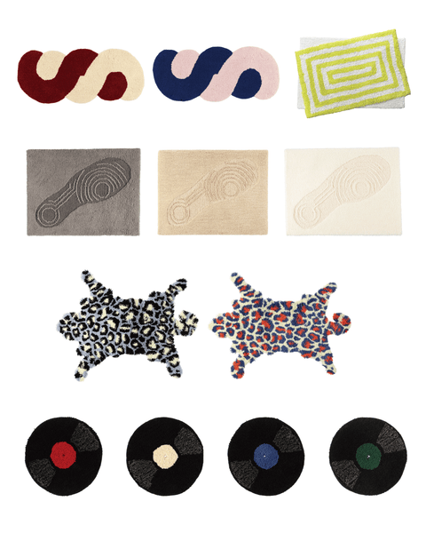 MIYOSHI RUG ミヨシラグ ブランケット 新品未使用品 STUDIO SEVEN ラグ ラグマット x MIYOSHI RUG Entrance Rug 7cross