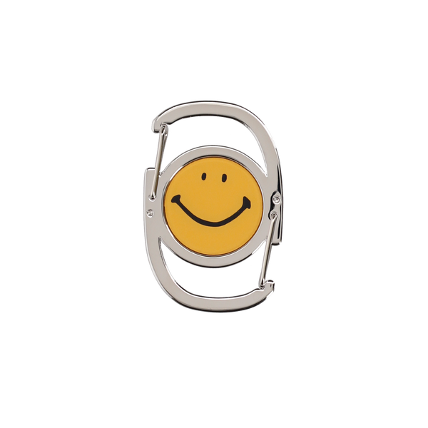 EVS-001 Harvey Ball × EVANS ORIGINAL SMILEY FACE CARABINER