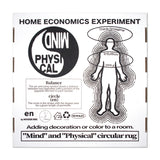 [受注生産] ME-004 en by MIYOSHI RUG × HOME ECONOMICS EXPERIMENT "Mind" and "Physical" circular rug